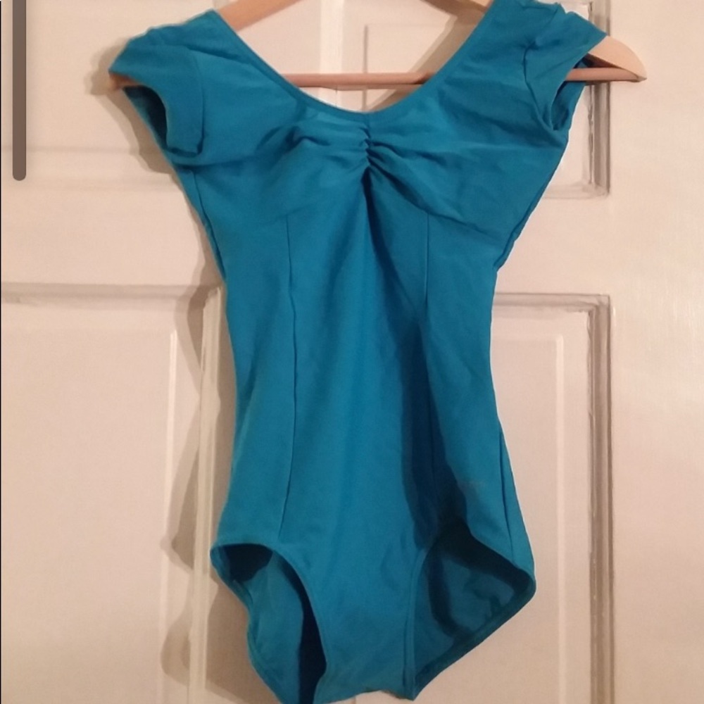 ABT Blue Cap Sleeve Leotard